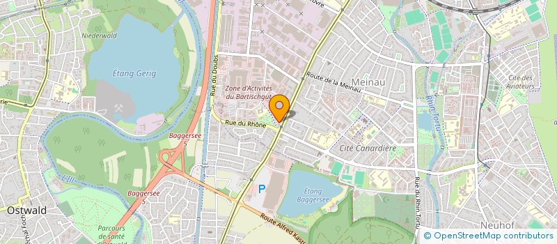 localisation de l'entreprise MADAME HOUDA CHOUAIB  STRASBOURG