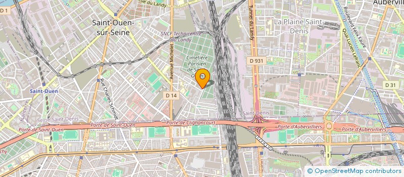 localisation de l'entreprise MADAME HOUDA DAFIR à SAINT-OUEN-SUR-SEINE