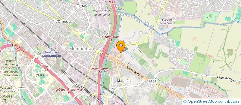 localisation de l'entreprise MADAME HOUDA EL BADAOUI  TOULOUSE