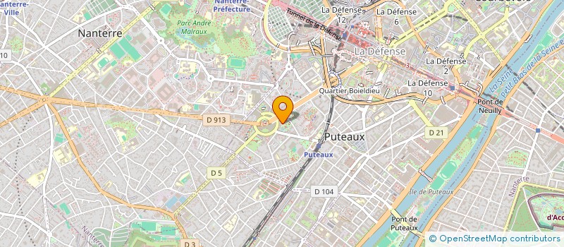 localisation de l'entreprise MADAME HOUDA EL HAJJI  PUTEAUX