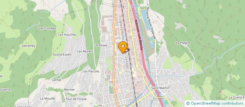 localisation de l'entreprise MADAME HOUDA EL KOURAI  SALLANCHES