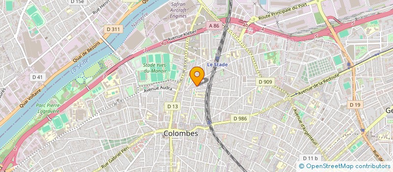 localisation de l'entreprise MADAME HOUDA EL OUAKILI à COLOMBES