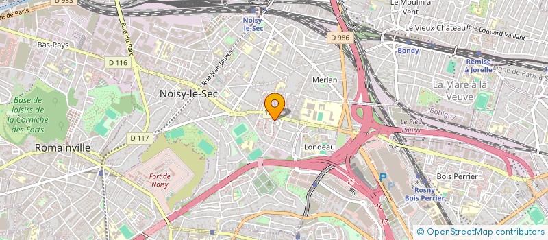 localisation de l'entreprise MADAME HOUDA FADILI à NOISY-LE-SEC