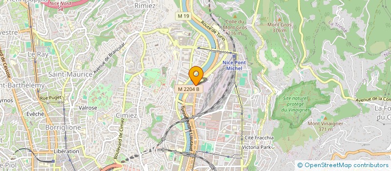 localisation de l'entreprise MADAME HOUDA HAMDAOUI  NICE