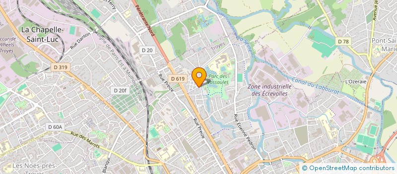 localisation de l'entreprise MADAME HOUDA JEBALI à TROYES