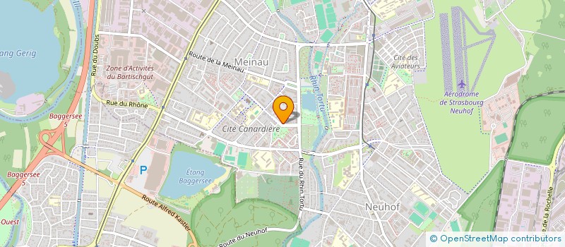 localisation de l'entreprise MADAME HOUDA KABEL à STRASBOURG