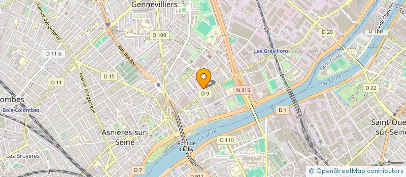 localisation de l'entreprise MADAME HOUDA MOUMANE  GENNEVILLIERS