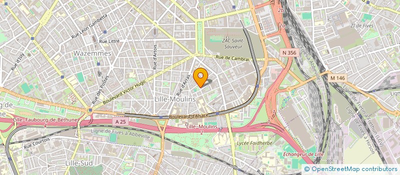 localisation de l'entreprise MADAME HOUDA MOUZOUNA à LILLE