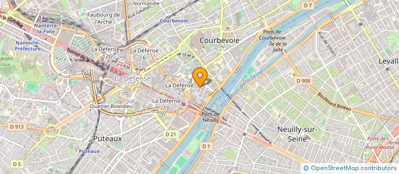 localisation de l'entreprise MADAME HOUDA NASR à COURBEVOIE