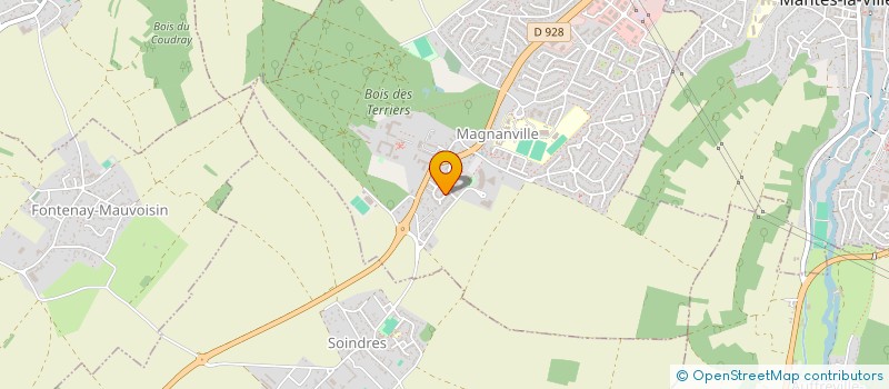 localisation de l'entreprise MADAME HOUDA NHIRI  MAGNANVILLE