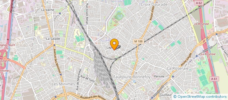 localisation de l'entreprise MADAME HOUDA OUMAR CHERIF à TOULOUSE