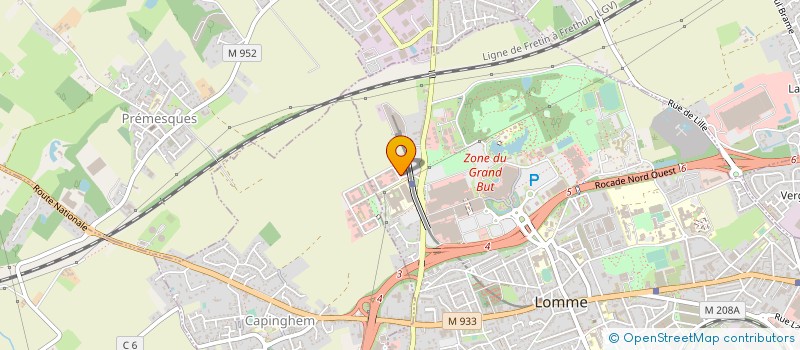 localisation de l'entreprise MADAME HOUDA RAIF à LILLE