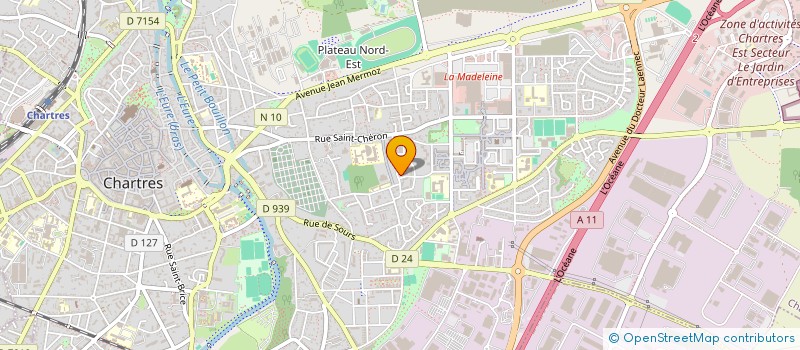 localisation de l'entreprise MADAME HOUDA SIRAT à CHARTRES