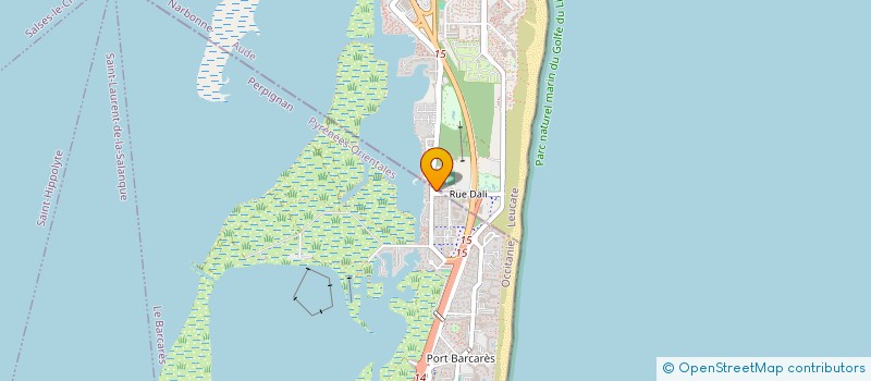 localisation de l'entreprise MADAME HOUDA YAAQOBI  LE BARCARES