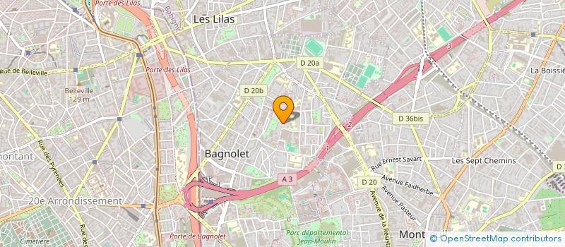localisation de l'entreprise MADAME HOUDA ZADEL à BAGNOLET