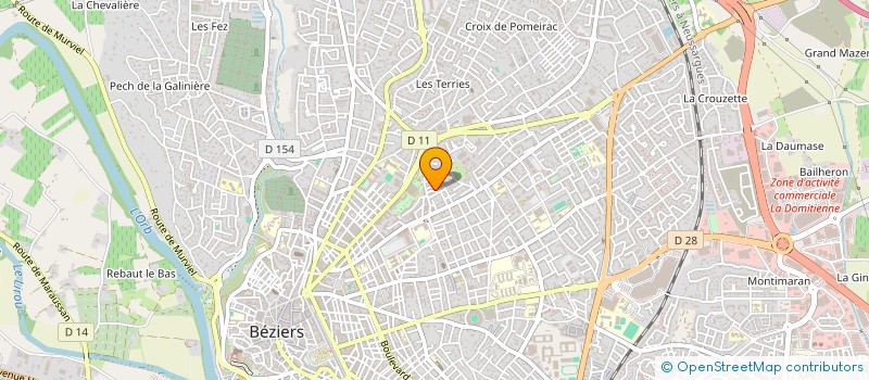 localisation de l'entreprise MADAME HOUDA ZAIDI  BEZIERS