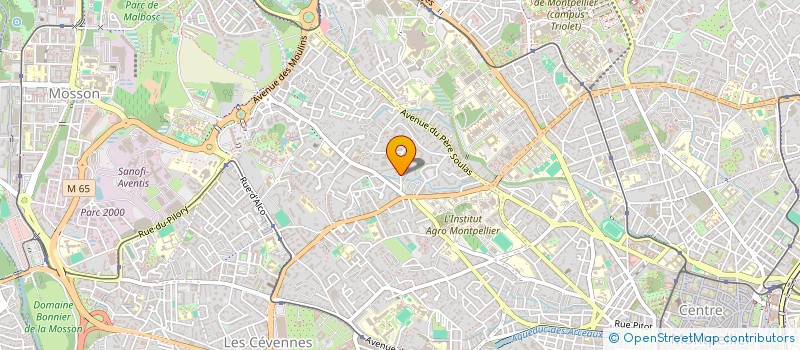 localisation de l'entreprise MADAME HOUISA ARROUCHE à MONTPELLIER