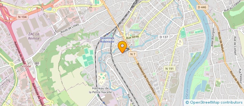 localisation de l'entreprise MADAME HOULEMATA KONTE  CORBEIL-ESSONNES