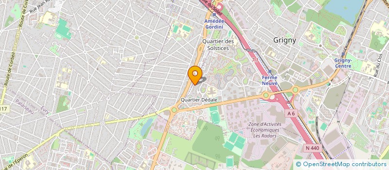 localisation de l'entreprise MADAME HOULEMATA WAGUE  GRIGNY