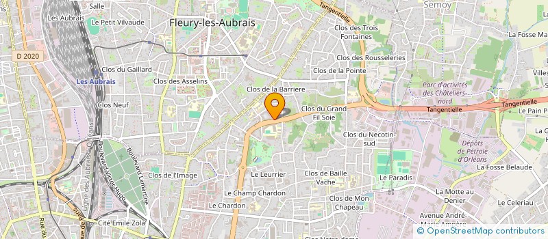 localisation de l'entreprise MADAME HOULEYE N'DIAYE à ORLEANS