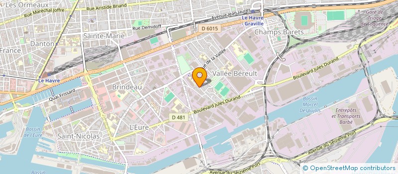 localisation de l'entreprise MADAME HOULEYE SINDE à LE HAVRE