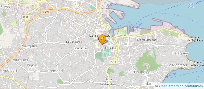 localisation de l'entreprise MADAME HOUNAIDA TRABELSI à LA SEYNE-SUR-MER