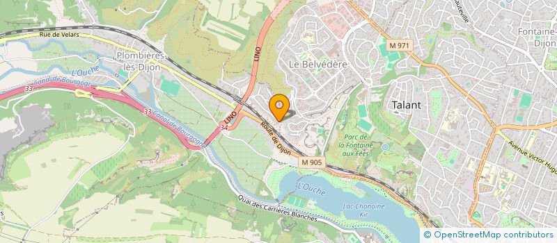 localisation de l'entreprise MADAME HOUNSA TONESSEA  PLOMBIERES-LES-DIJON