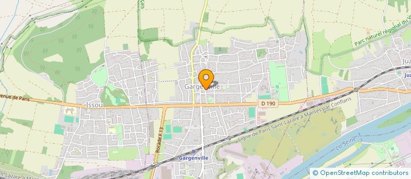 localisation de l'entreprise MADAME HOURIA ABDELMALEK  GARGENVILLE