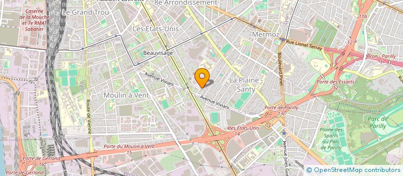 localisation de l'entreprise MADAME HOURIA ALAMI OUAZZANI  LYON