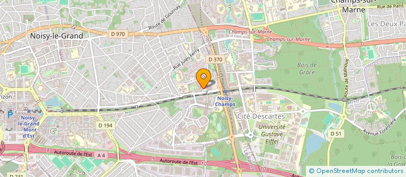 localisation de l'entreprise MADAME HOURIA BENMOHAMMED à NOISY-LE-GRAND