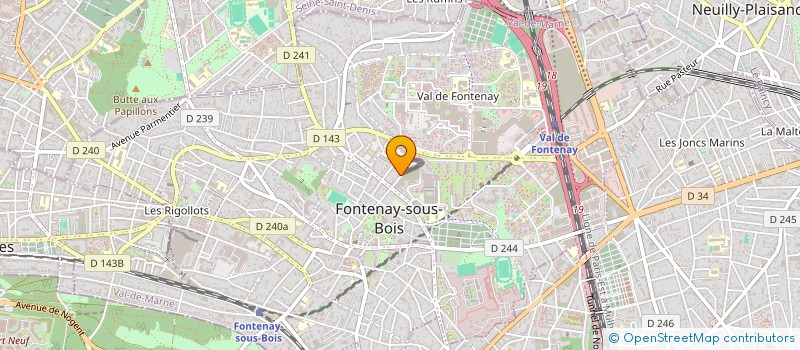 localisation de l'entreprise MADAME HOURIA BERRAHMA à FONTENAY-SOUS-BOIS