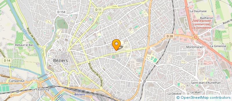 localisation de l'entreprise MADAME HOURIA BLIL EP AMAR à BEZIERS