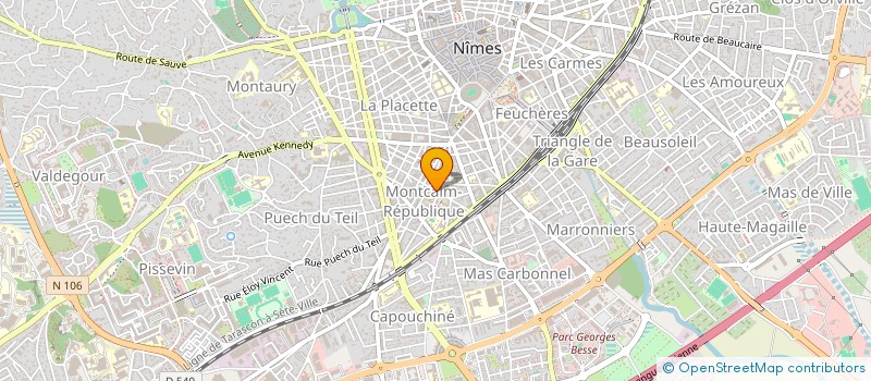 localisation de l'entreprise MADAME HOURIA BOUZROU  NIMES