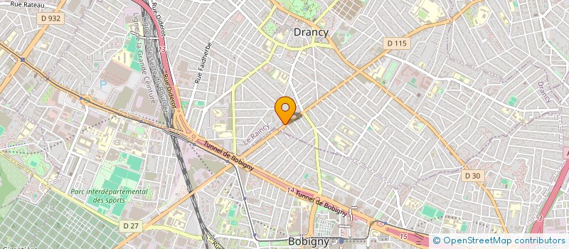 localisation de l'entreprise MADAME HOURIA CHABANE à DRANCY