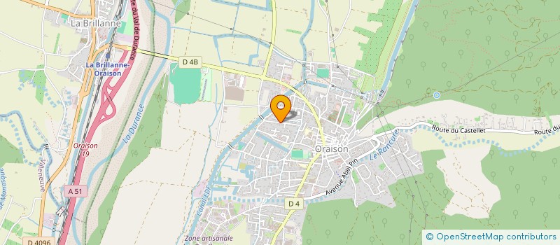 localisation de l'entreprise MADAME HOURIA DAHMANE  ORAISON