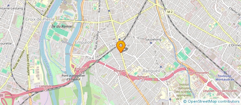 localisation de l'entreprise MADAME HOURIA EL MAHFOUDI  TOULOUSE