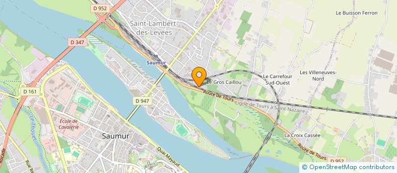 localisation de l'entreprise MADAME HOURIA FEZARI  SAUMUR