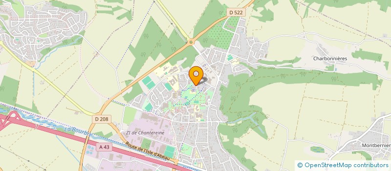 localisation de l'entreprise MADAME HOURIA HAFFAF  BOURGOIN-JALLIEU