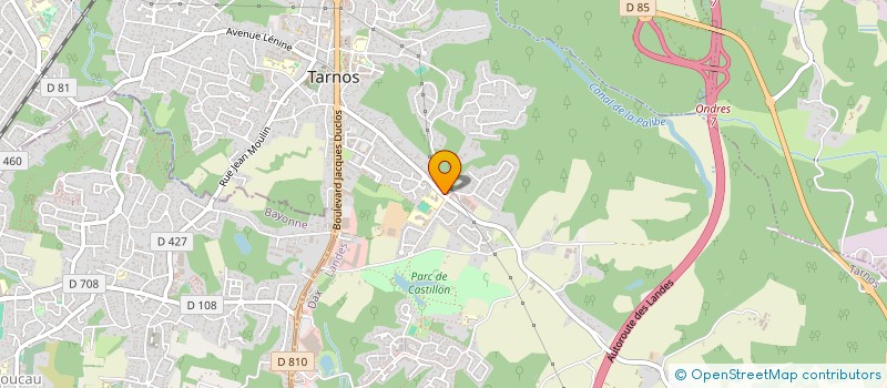 localisation de l'entreprise MADAME HOURIA HAMANDIA  TARNOS