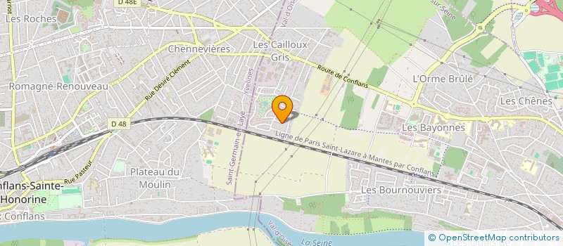 localisation de l'entreprise MADAME HOURIA HAMZA  HERBLAY-SUR-SEINE