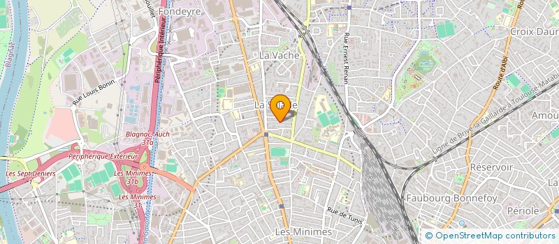 localisation de l'entreprise MADAME HOURIA HENNI à TOULOUSE