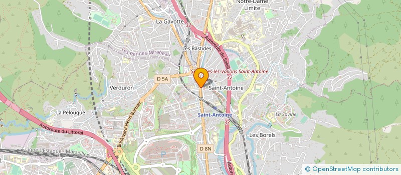 localisation de l'entreprise MADAME HOURIA HOUCHDI à MARSEILLE