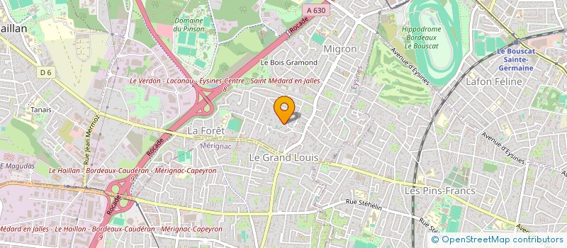 localisation de l'entreprise MADAME HOURIA KADRI à EYSINES