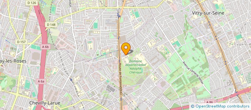 localisation de l'entreprise MADAME HOURIA KAHLOUCHE  VILLEJUIF