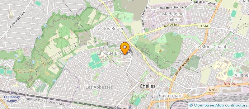 localisation de l'entreprise MADAME HOURIA KHOUMECHAT  CHELLES