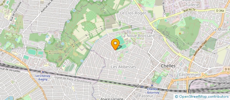 localisation de l'entreprise MADAME HOURIA SEDDIKI  CHELLES