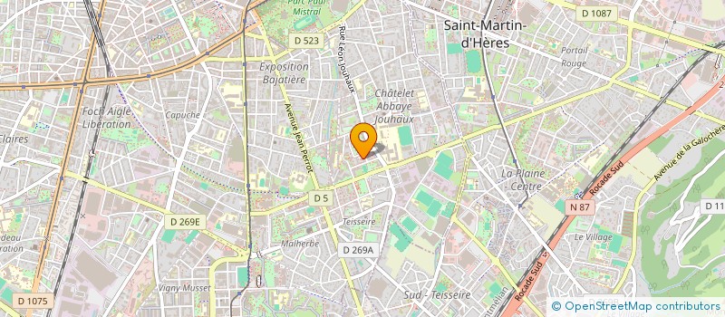 localisation de l'entreprise MADAME HOURIA SEREIR  GRENOBLE