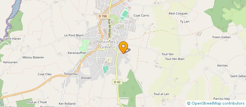 localisation de l'entreprise MADAME HOURIA ZARAOUI  PLESTIN-LES-GREVES