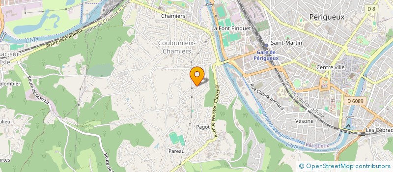 localisation de l'entreprise MADAME HOURMA ATTOUMANE  COULOUNIEIX-CHAMIERS