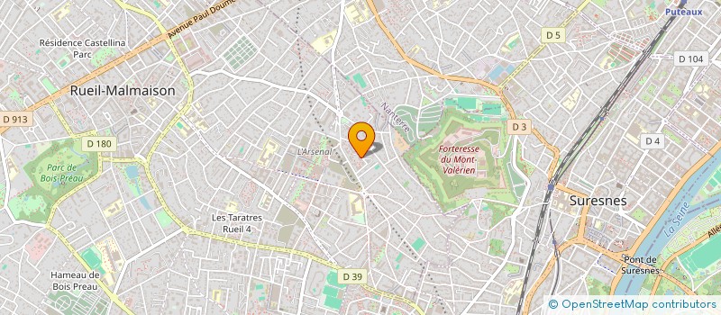 localisation de l'entreprise MADAME HOURRIEZ CAMILLE  RUEIL-MALMAISON